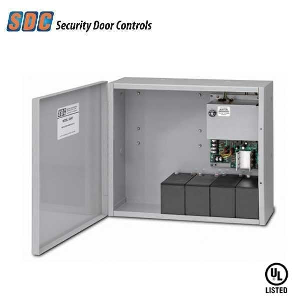4 AMP 1224VDC POWER SUPPLY X FIRE RELAY X BATTERY CHARGER 14" X 16" CABINET